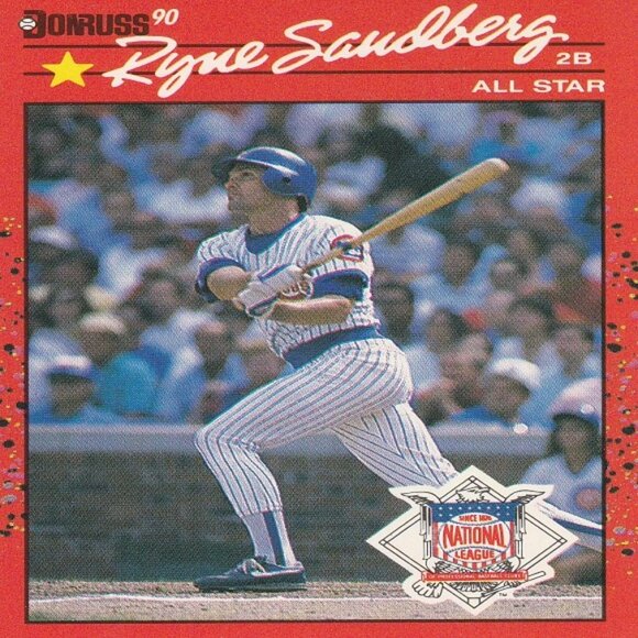 Ryne Sandberg Chicago Cubs MLB Card Collection - 8 Card Set - Picture 3 of 9